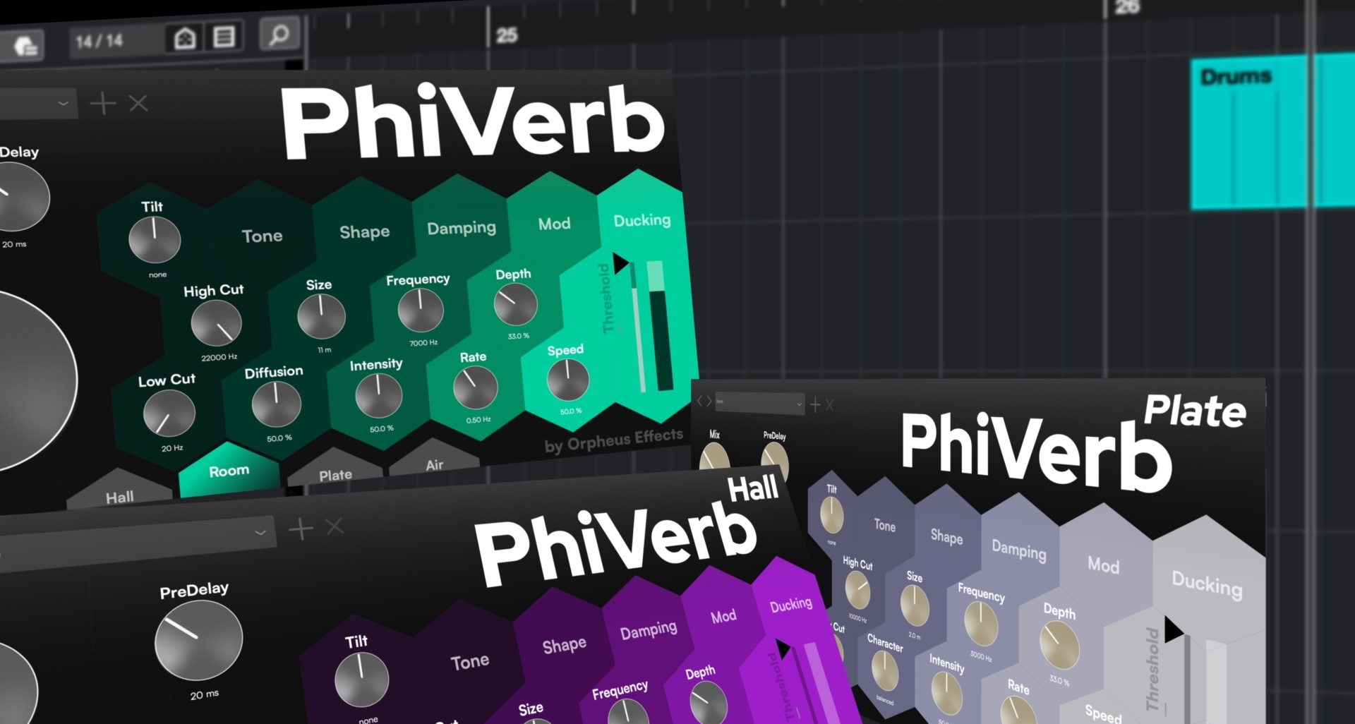 PhiVerb - the Flavors